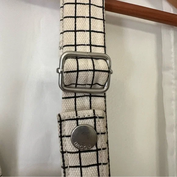 Baggu Vertical Duck Canvas Grid Tote Bag with Handles - Picture 7 of 10